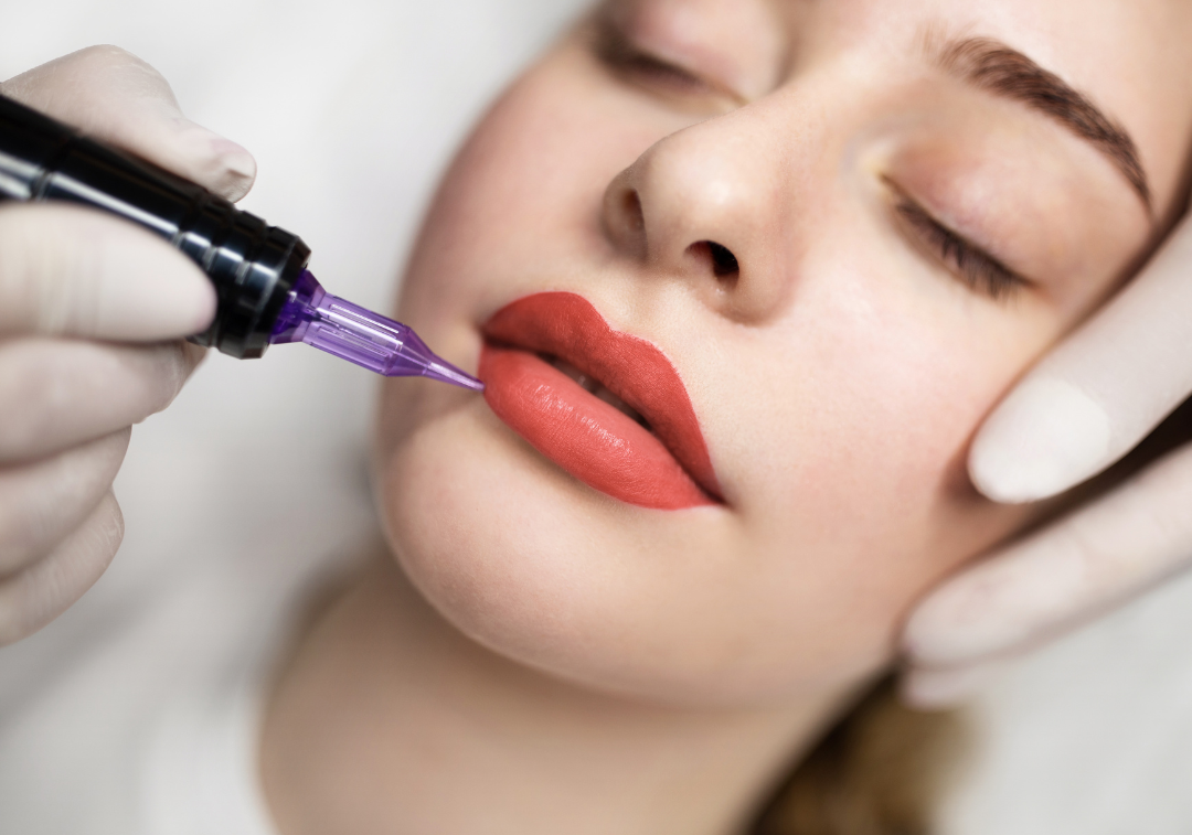 Lip Blushing PMU