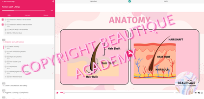 Korean Lash Lift Course Online